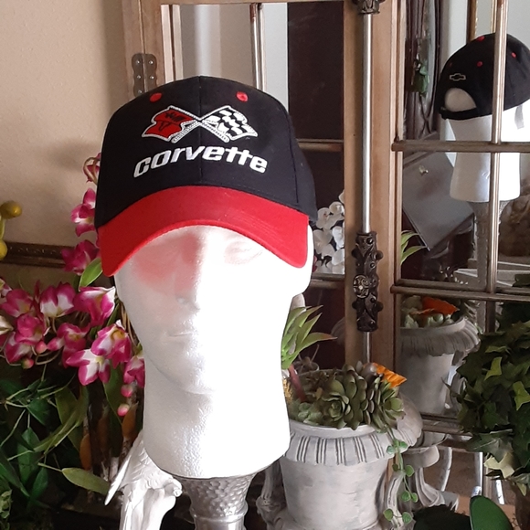 CORVETTE,  by Open Road Brands, Cotton,  Adjustable Strap Back Cap - Picture 2 of 6